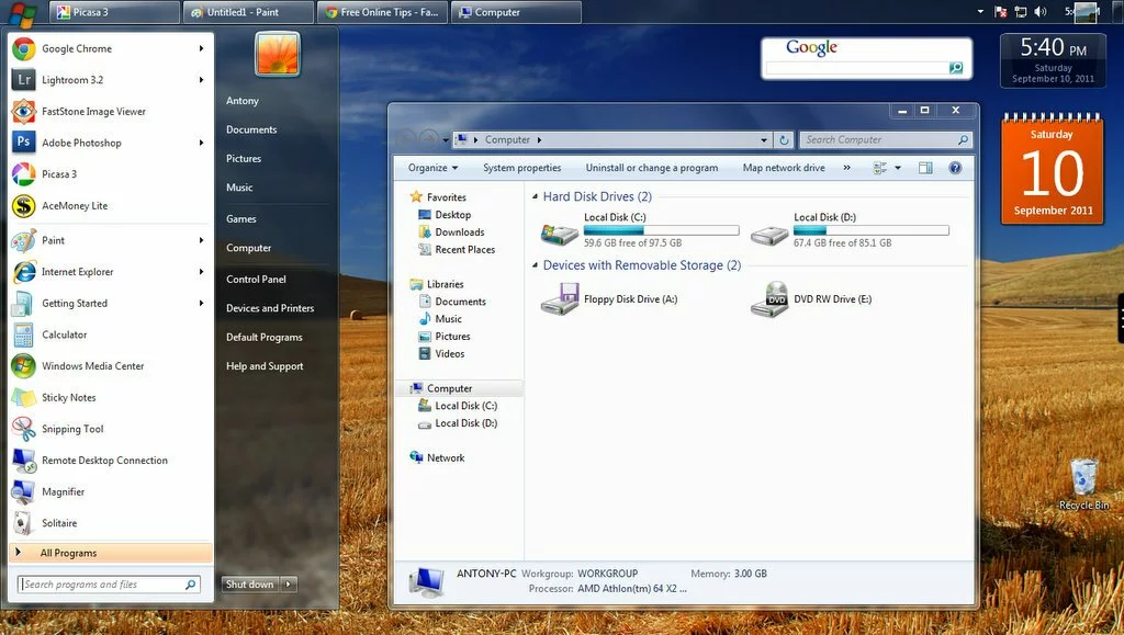Windows 8 Transformation Desktop
