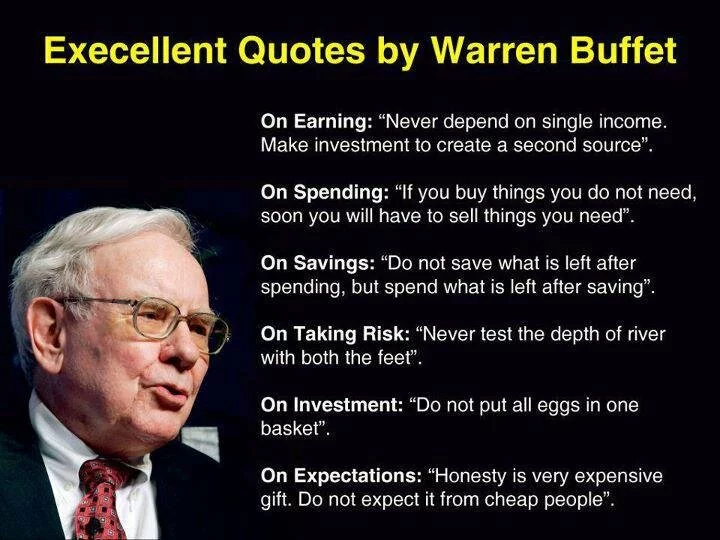 Warren Buffet quotes - ways to become rich